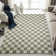 Machine Washable Shaggy Boho Grass Green Area Rug