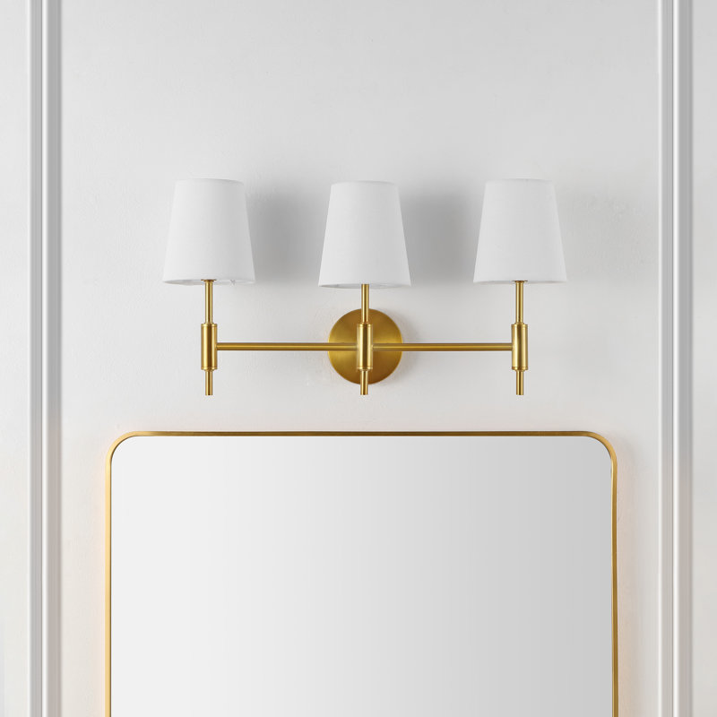 Applique murale en fer Mabifa, Laiton