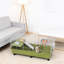Cages et abris pour animaux modernes en acier vert moderne