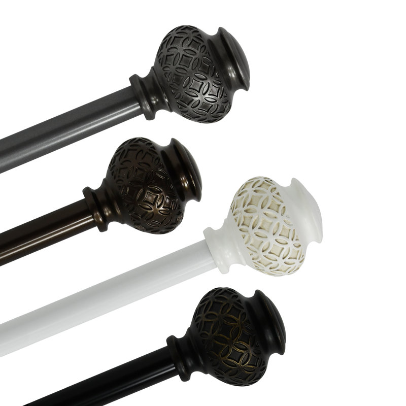 Fer Thadine réglable 0,75 po, H 2,36 po x l 125,66 po x P 2,36 po, Bronze