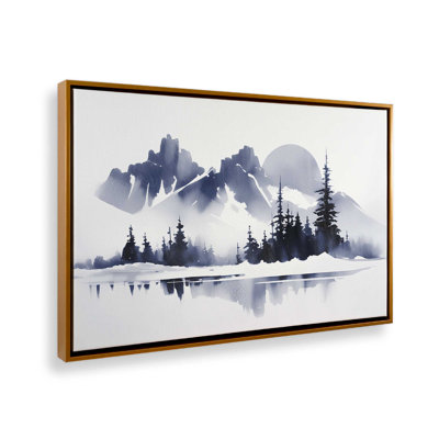 Impression sur toile Moonlit Mountain Majesty 