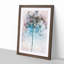 Alexanderplatz in Berlin in Abstract - Picture Frame Painting Print-55683050-55683047