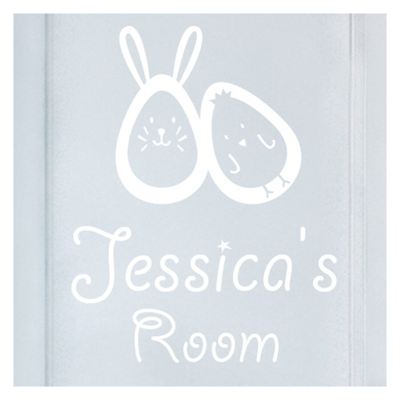 Animals Wall Decal, White