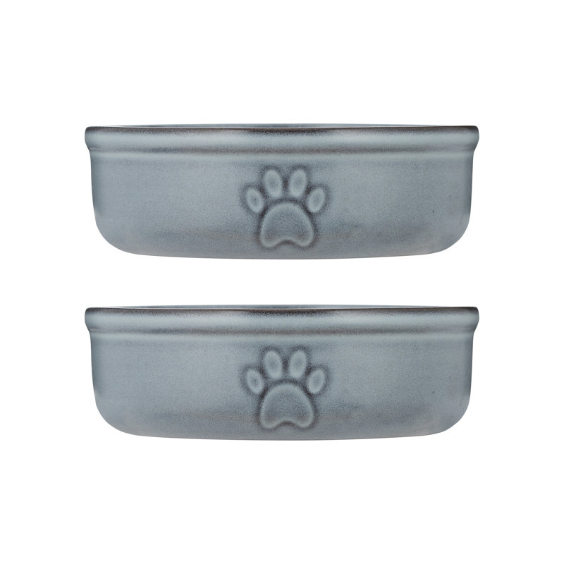 Mason Cash Reactive Paw Bowls 18cm (set of 2), 5