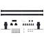 Ayako Mini Sliding Barn Door Kit Carbon Steel-2065837790