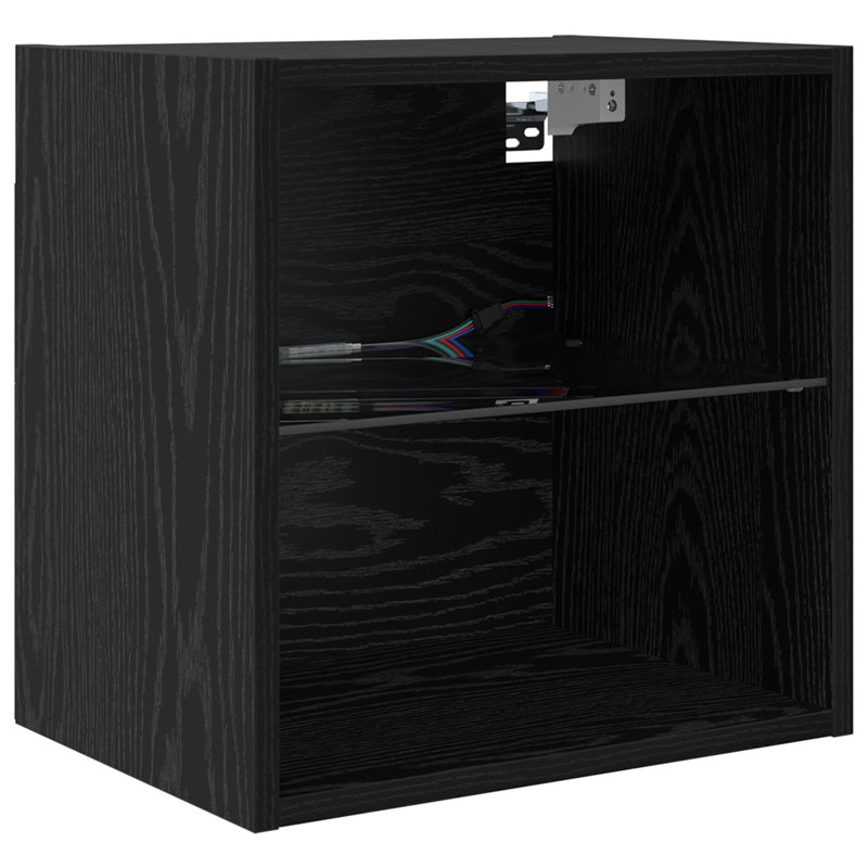 Unfinished Entertainment Centre for TVs up to 77", Black Oak