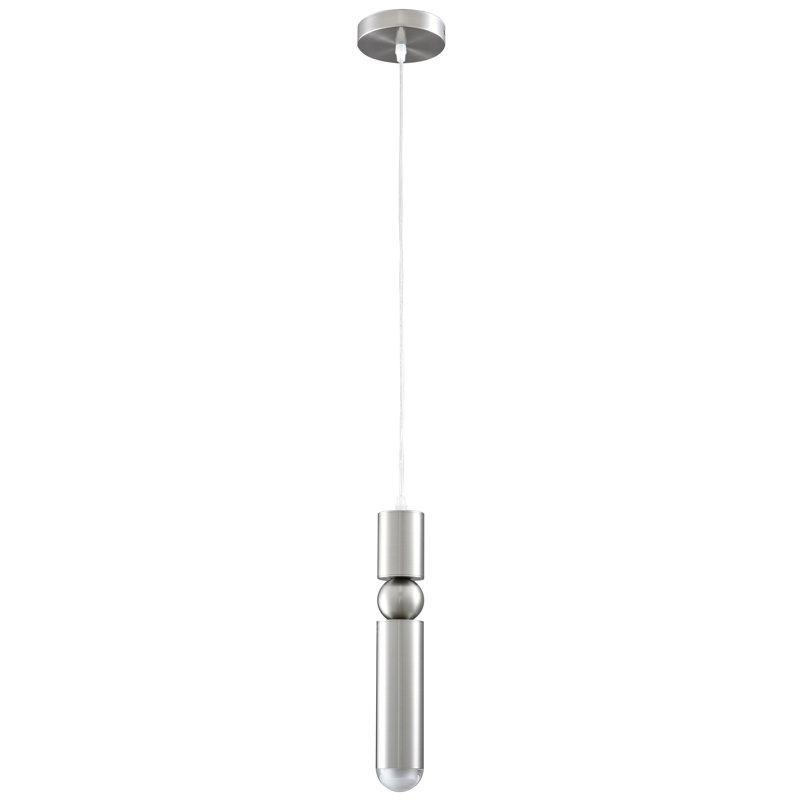 Luminaire suspendu cylindrique 1 lumière Modern