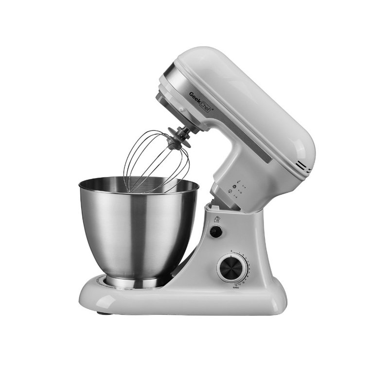 Batteur sur socle électrique Geek Chef Grey - 4,8 pte 12 vitesses, Gris