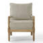 Fauteuil d'appoint en bois massif Millissa Farmhouse-42892935