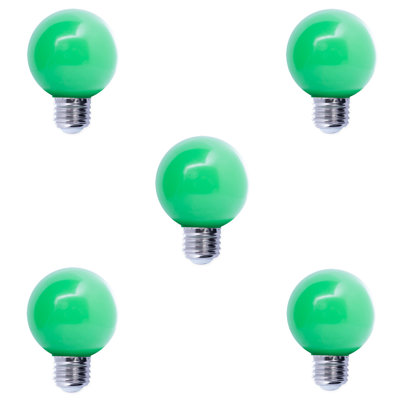 Ampoule à del e26 équivalente de 15 watts de couleur verte