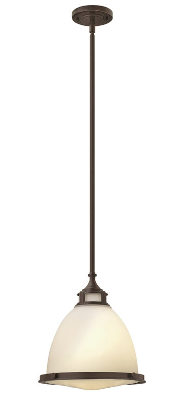 Abigail 1 - Light Bell Pendant, Buckeye Bronze, Medium