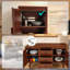 Buffet Mid-Century moderne avec structure en bois massif
