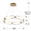 Mercedes 6 - Light LED Geometric Pendant-48651144