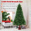 Arbre de Noël artificiel éclairé Jacab - support inclus-1642276833