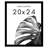 Poster Frame - Wooden Picture Frame with Mat and Plexiglass Cover-128489102