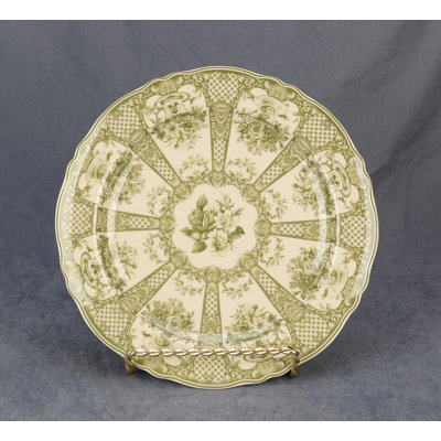 Assiette plate décorative 10 "Marquise