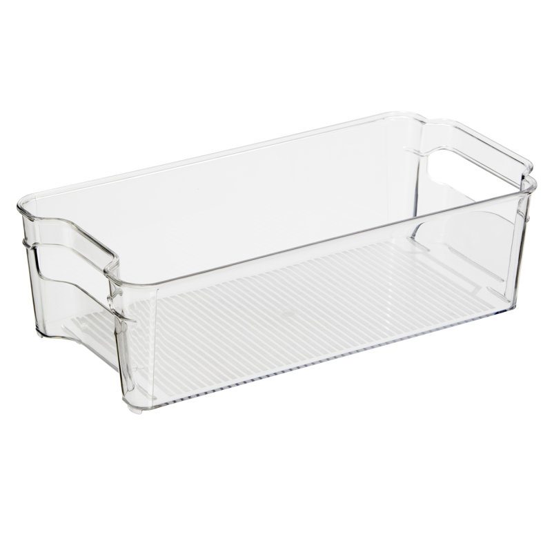 Bac de rangement empilable, H 3,5 po x l 6,25 po x P 12,5 po