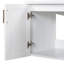 Meuble-lavabo mural 24 po avec lavabo en céramique et 2 portes à volets