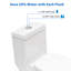 Toilette allongée une pièce à double chasse 12 po avec siège à fermeture rapide Mocoloo-125361157-125361160