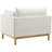 Langham Sellars 44" W  Linen Textured Fabric Chair-86183735