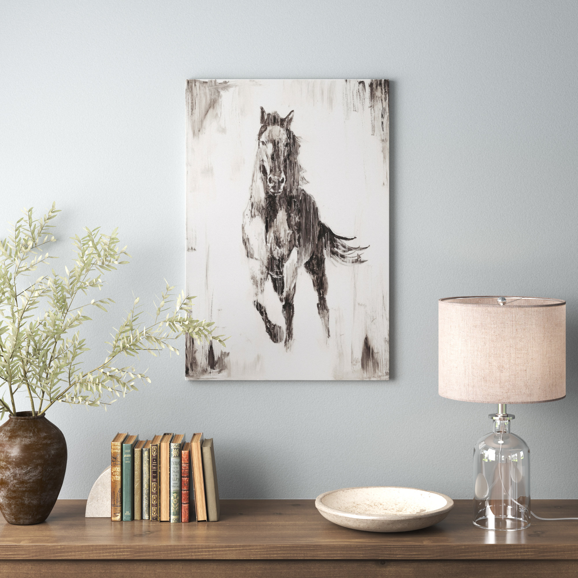 Laurel Foundry Modern Farmhouse® Stallion Ii - Wrapped Canvas Print 