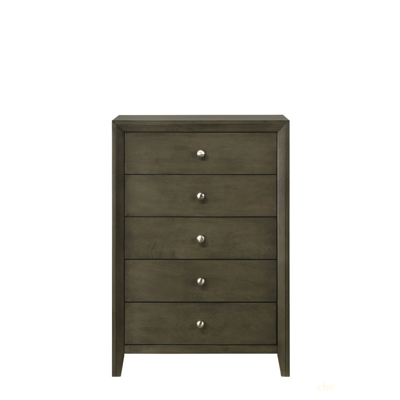 Commode à finition grise