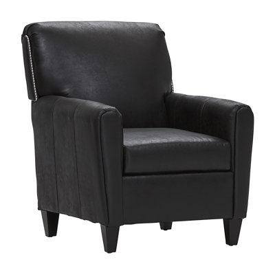 31" Upholstered Sloped Arm Occasional Chair With Reversible Cushion - Ridgeline Midnight