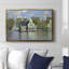 Maisons sur la rivière Zaan à Zaandam, 1871 - Claude Monet, toile tendue avec châssis-132874158-132874167