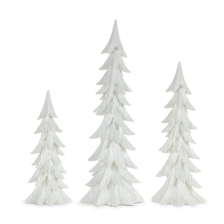 3 Piece Holiday Tabletop Tree Set