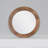 Marcellius Wood Round Wall Mirror