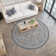 Tapis gris / bleu acier Hobbs