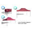4.5m x 7.62m Steel Pop-Up Gazebo-69379107