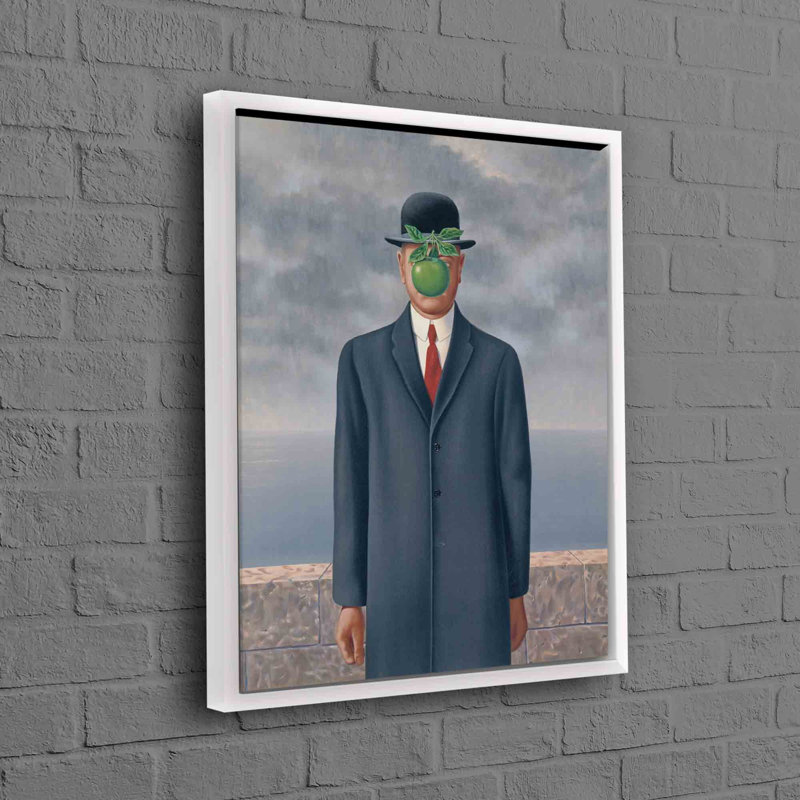 Print on Canvas, White, Framed Print without Mat, 20 cm H x 30 cm W