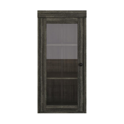 Armoire à portes en gris foncé