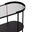 Maoli 100cm Glass Top Console Table