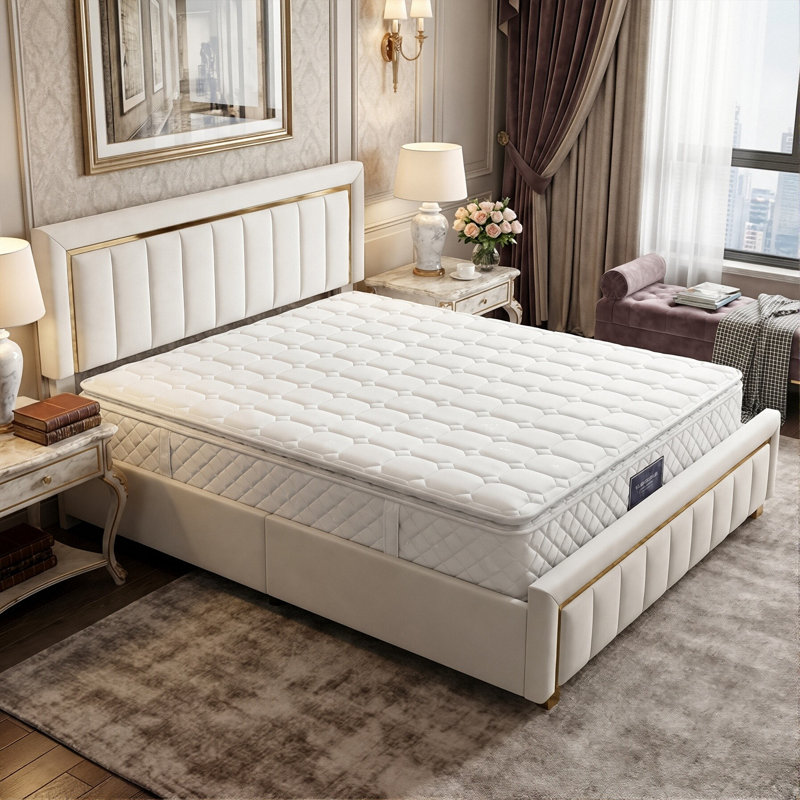 25CM Deep Pocket Sprung Hybrid Mattress, 7-Zone Orthopaedic Support With Breathable Cover (H3 Firmness), 90/140/160 X 200 CM
