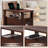 Analiesa 23.7"H Tall End Table with Charging Station and Storage, Side Table with USB Ports and Outlets, Accent Table with Cabinet and Adjustable Shelf for Living Room, Bedroom-1320238887