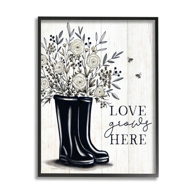 «Love Grows Here» blanc
