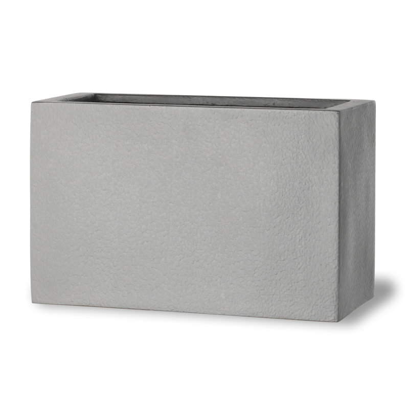 Hollriegel Fibreglass Window Box Planter, Small, Aluminium