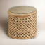 Malacca Glass End Table