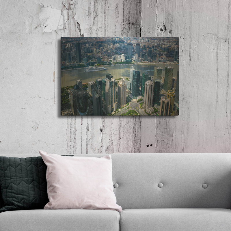 " Shanghai 2 " by AKG, 24" H x 36" W