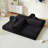 Hartwig Boneless 80"W Convertible Folding Sofa Bed, Corduroy Upholstered King Size Compression Foam Floor Couch In a Box-1353690419