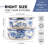 Blue Toile de Jouy Enamel Stackable Storage Bowls