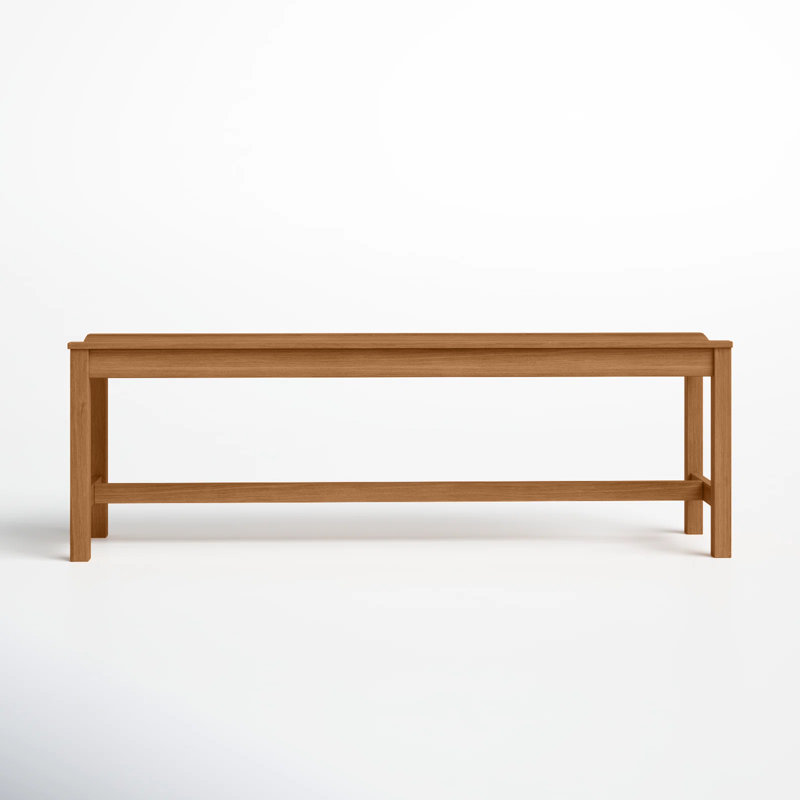 Banc en bois massif Fleur