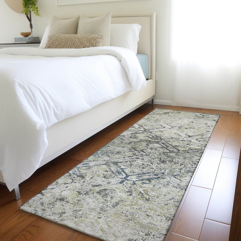  Mahaney Indoor/Outdoor Area Rug with Non-Slip Backing, Runner 2'3" x 7'6"