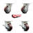 Kingpinless Poly on Polyolefin Swivel Caster