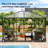  Grower’s Haven Polycarbonate Greenhouse with Clear Panels- 6 FT Wall Height Outdoor Aluminum Greenhouses with 2 Vents, Double Doors with Hook, Walk-in Greenhouse for Backyard Garden-110391688
