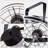 23" Modern Wall Mount Ceiling Fan with LED Light and Remote, 6 Speeds DC Motor Reversible Plug In Wall Ceiling Fan