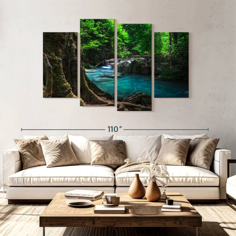 Cascade Alvord Erawan Jungle, H 54 po x l 84 po