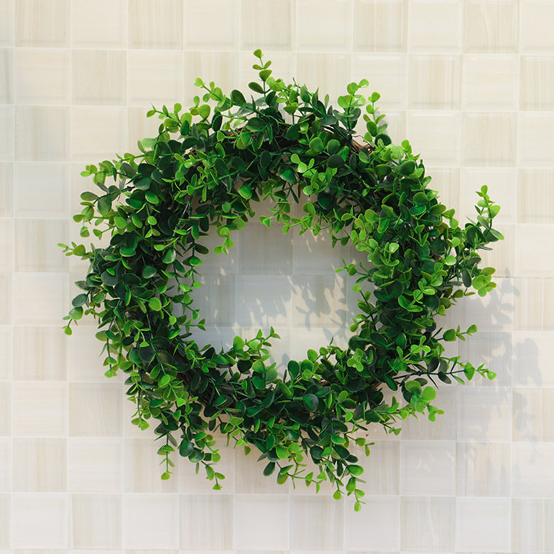 Décoration de bureau artificiel de guirlande de plantes vertes artificielles